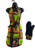 2 Pc. Apron Set 1 Apron 1 Oven Mitt